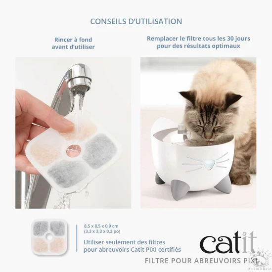 Catit Pixi -Fontaine à eau pour chat en acier inoxydable – Image 10