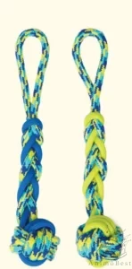 Zeus Rope TPR Ball Tug jouet pour chiens