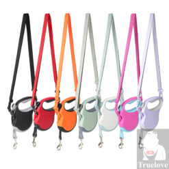 Truelove Adventure : Laisse Rétractable Mains Libres et Réfléchissante de 5m