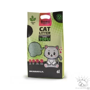 Litière BUBUPET au tofu  - thé vert- 6 L
