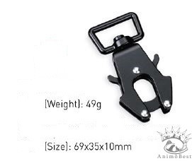 Boucle de Traction Frog 69x35mm