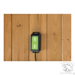 Bouton externe pour porte de poulailler automatique