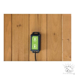 Bouton externe pour porte de poulailler automatique