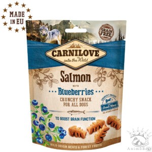 Carnilove, crunchy saumon avec myrtilles