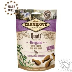 Carnilove Soft Snack caille et à l'origan 200g pour chien