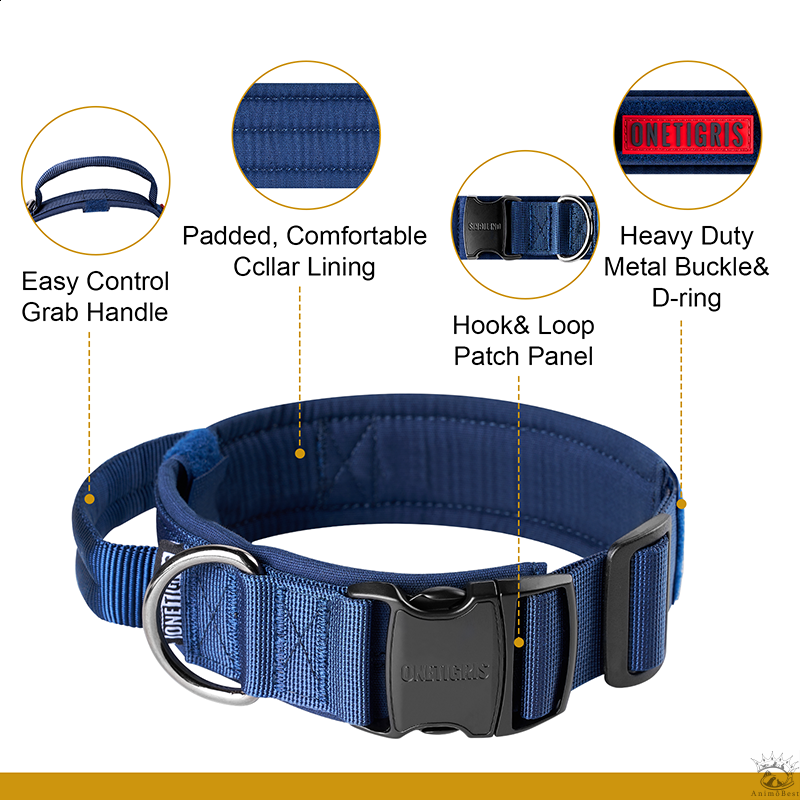 Collier pour chien en nylon et boucle métallique OneTigris – Image 7