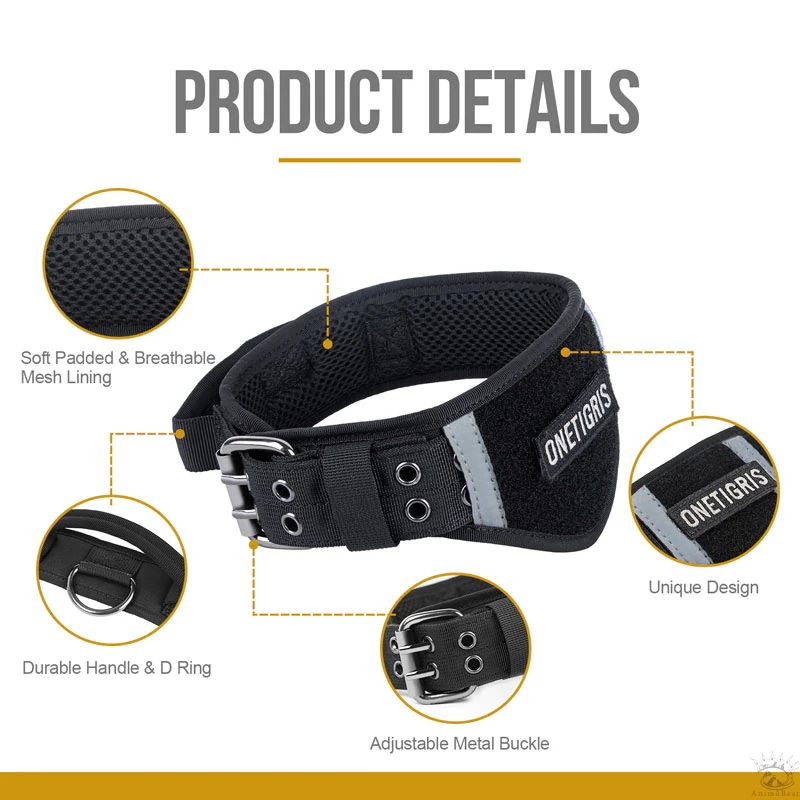 Collier pour chien en nylon rembourré – Image 5