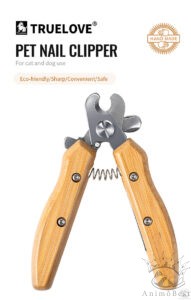 Coupe griffes 16.6x4.5cm en bambou pour Chien Truelove