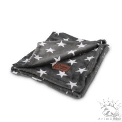 Couverture douillette Stars gris 90x70cm