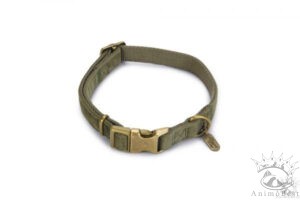 Designed by Lotte Collier pour chien - velours - vert - 35- 50cmx20mm