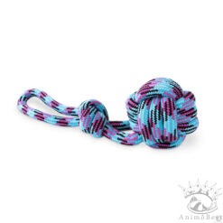 Freezack Rope Jack Ball with Handle bleu