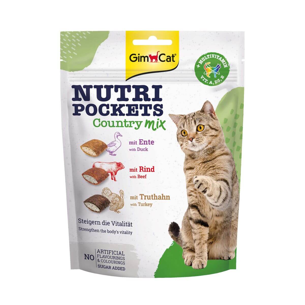 GimCat Nutri Pockets Country Mix 150g - friandise pour chats