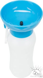 Gourde avec écuelle, en plastique, 0,55 l