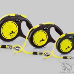 Laisse à enrouleur pour chiens Flexi Neon sangle (5m)