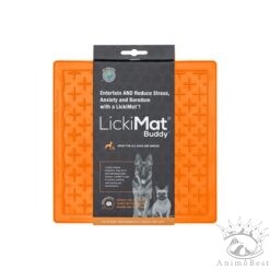 LickiMat Buddy Tapis à lécher pour chiens chats 20 x 20 cm