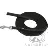 Longe pour chien 5 et 10 m caoutchouc noir