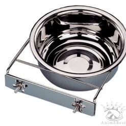 Mangeoire inox 18 cm - 1.3 litre