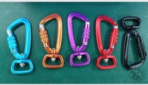 Mousqueton twist aluminium 4kn 25g