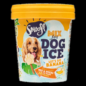 SMOOFL Glace à la banane pour chien