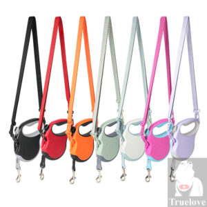 Truelove Adventure : Laisse Rétractable Mains Libres et Réfléchissante de 5m