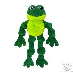 KONG® Knots Frog jouet en peluche pour chiens