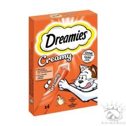 Dreamies Snacks crémeux Poulet friandise pour chats 4x10g