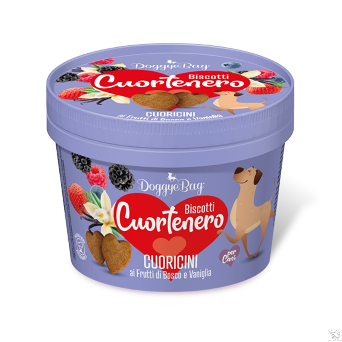 DOGGYEBAG CUORTENERO CUORICINI AUX BAIES ET VANILLE 150 g