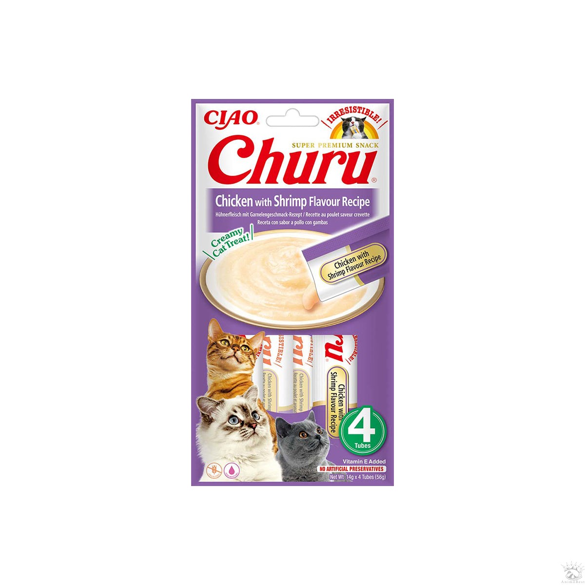 Churu purée poulet et crevette
