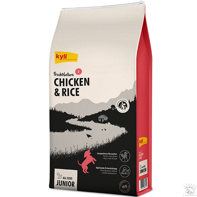 kyli FreshNature N° 2 Junior Poulet & Riz 12 kg – Image 2