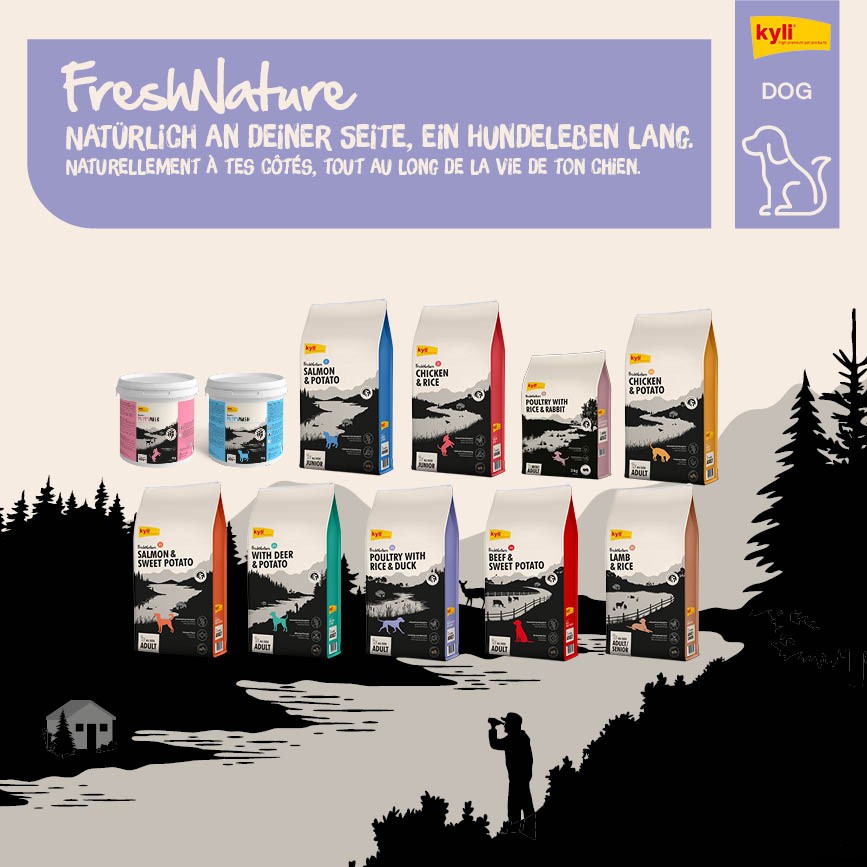 kyli FreshNature N° 25 Volaille & Riz avec Canard 12 kg – Image 5