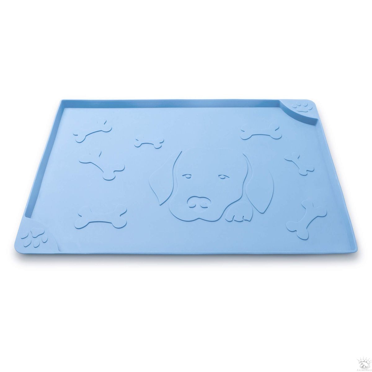 Freezack Tapis de gamelle Square Dog & Bone bleu