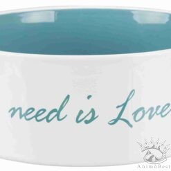 Écuelle en Céramique Pet's Home - Crème/Bleu clair (0,8 L, Ø 16 cm) – Image 2