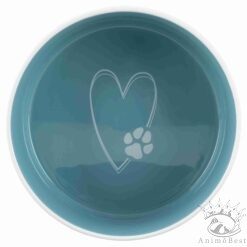 Écuelle en Céramique Pet's Home - Crème/Bleu clair (0,8 L, Ø 16 cm) – Image 3