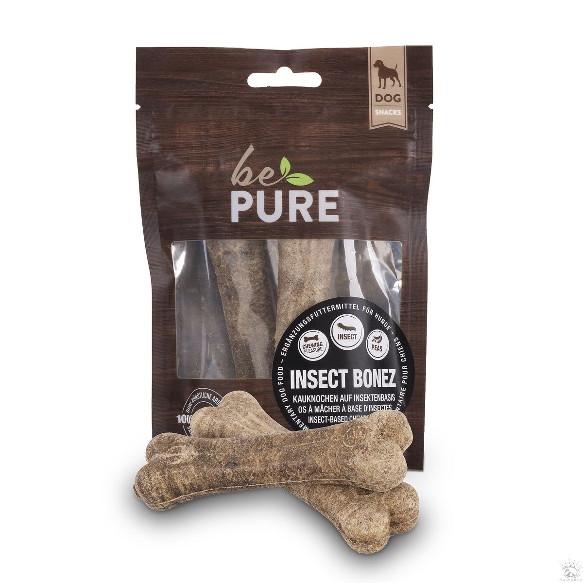 bePure Insect Bonez : Os à Mâcher pour Chiens – Protéines d'Insectes Durables
