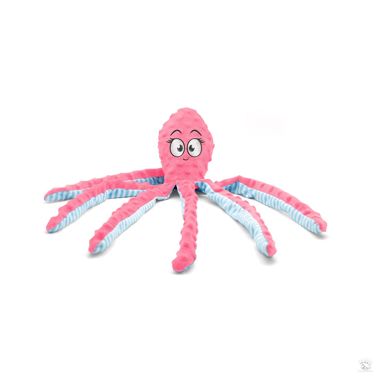 AnimôBest Peluche Pieuvre Ultra Douce – Jouet Interactif et Résistant pour Chiens