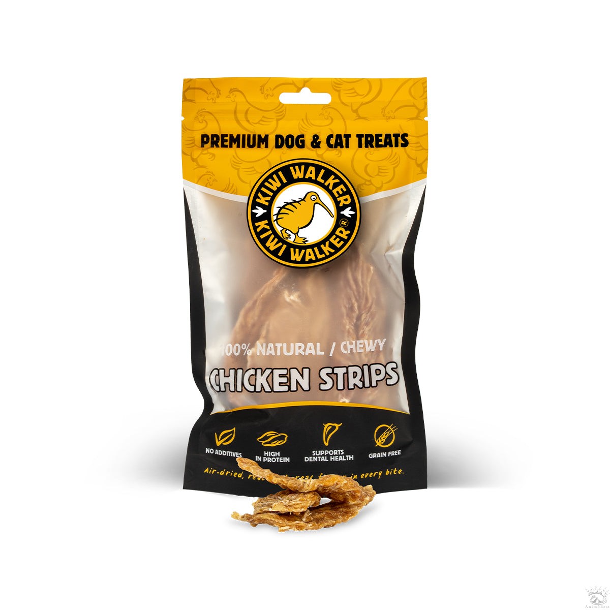 KIWI Friandises Séchées - Bandes Naturelles de Poulet 100 g – Image 2
