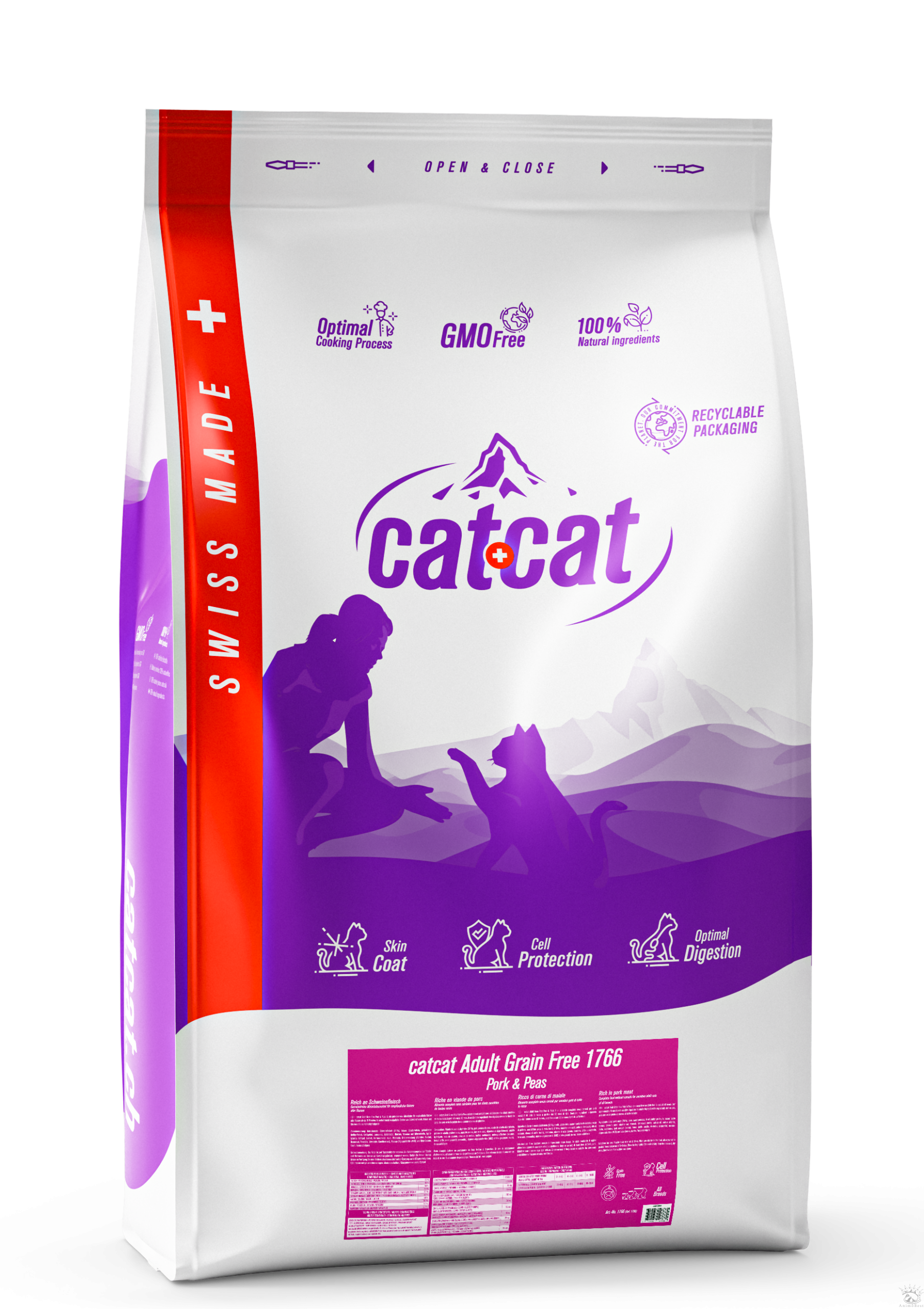 catcat® Adult Grain Free Pork & Peas